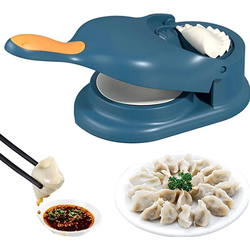 ew Original Dumpling Samosa maker, 2-in-1 Manual Dumpling Maker Mold, Manual Press, Kitchen Dumpling Making Tool.